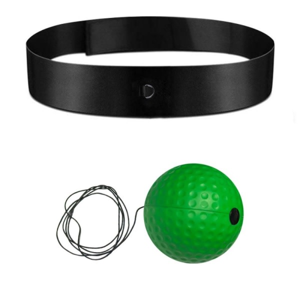 Reflexboll med nick Grön mjuk boll Green soft ball