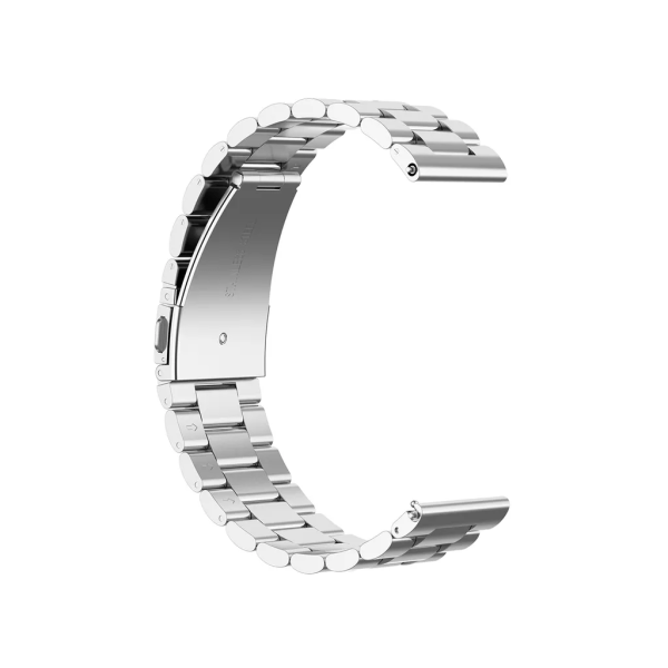 Klocka med tre watch i rostfritt st?l Silverarmband f?r Huawei Watch 3/ Watch 3 PRO/ Watch GT2 PRO Armband Silver