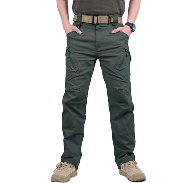 Assault Tactical Pants f?r m?n L?ttviktsbyxor i bomull utomhus milit?ra stridslastbyxor