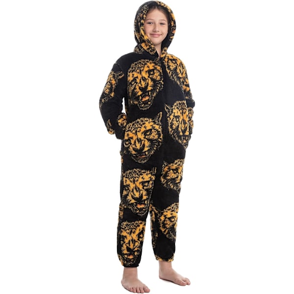 Barnens unisex jumpsuit, 2022 kostymdjur onesie nattklänning pyjamas huvad nattkläder cosplay kigurum nattkläder jul halloween