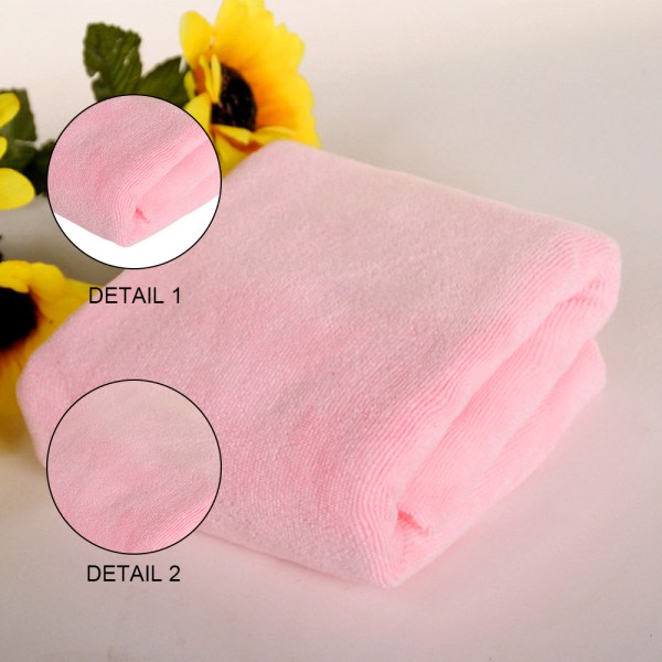Salon Hair Towels 10 Pack - Snabbtorkande handduk för hår, händer ljusrosa