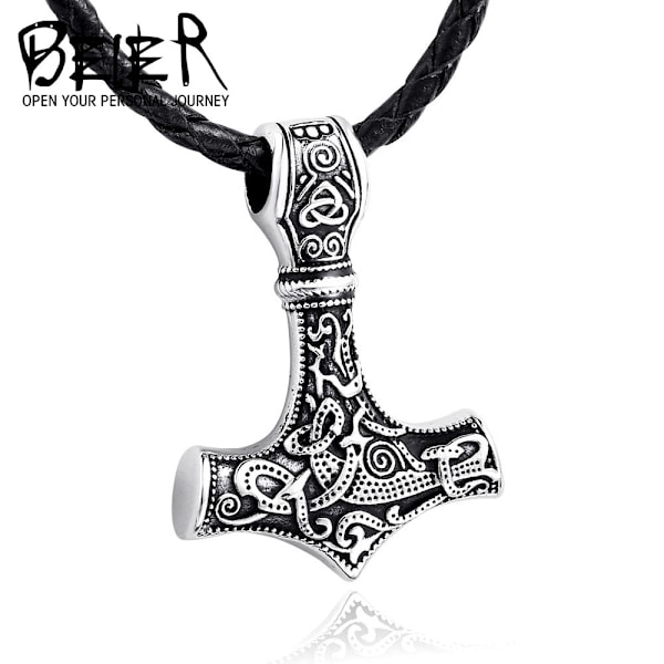 Beier Nordic Viking Celtic solmu ruostumattomasta teräksestä riipus ulkomaankauppa uusi retro titaaniteräs ankkuri kaulakoru korut BP8-788 Single Pendant