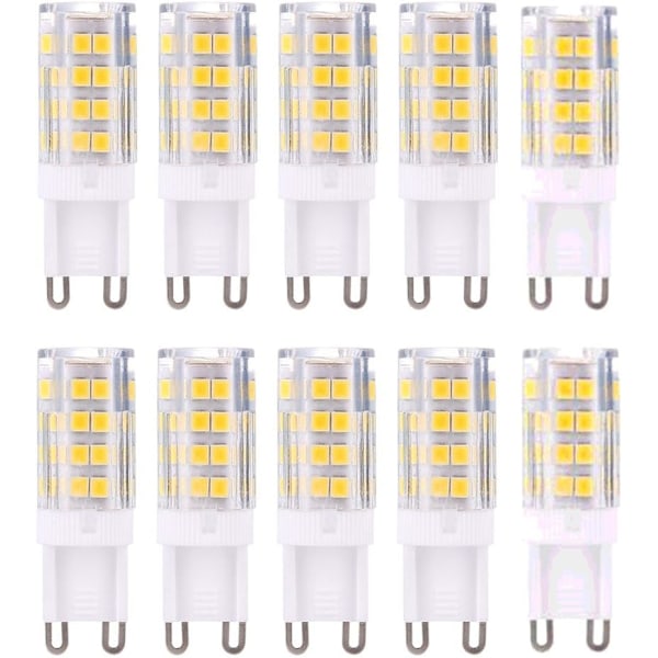 G9 LED-lampor, varmvit 3000K 5W G9 LED, 10-pack