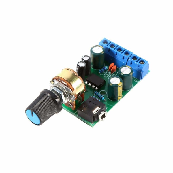 1,8-12V TDA2822M förstärkare 2 kanaler stereo 3,5 mm AUX ljudförstärkarkortmodul - elektroniska komponenter