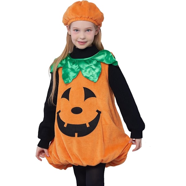 Halloween-kostymer för barn, varm pumpaväst för pojkar och flickor pumpa väst 3-4 år