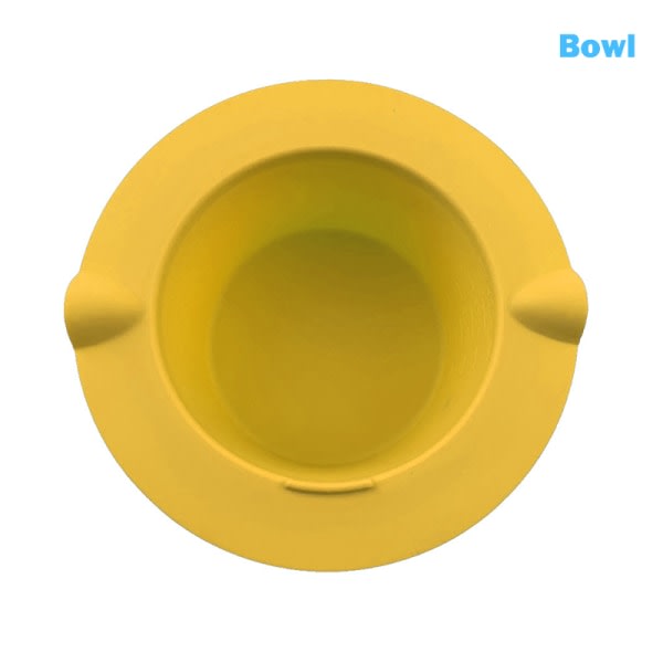 400 ml vaxv?rmare f?rtjockning V?rmebest?ndig silikonsk?l H?r R Yellow Bowl Cherry