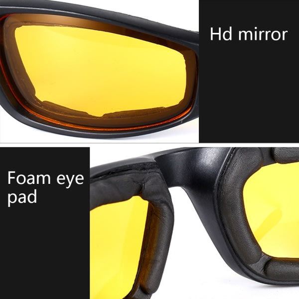 Polariserade sportsolglas?gon f?r m?n som k?r solglas?gon TR90 Svart ram transparent