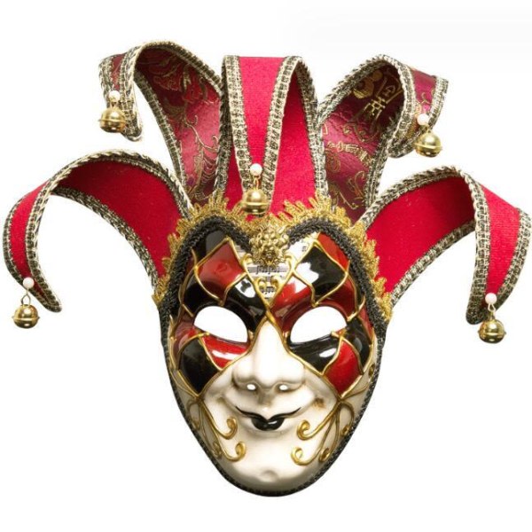 Venedig Vintage Mask Ball Mask dekoration Red Cherry
