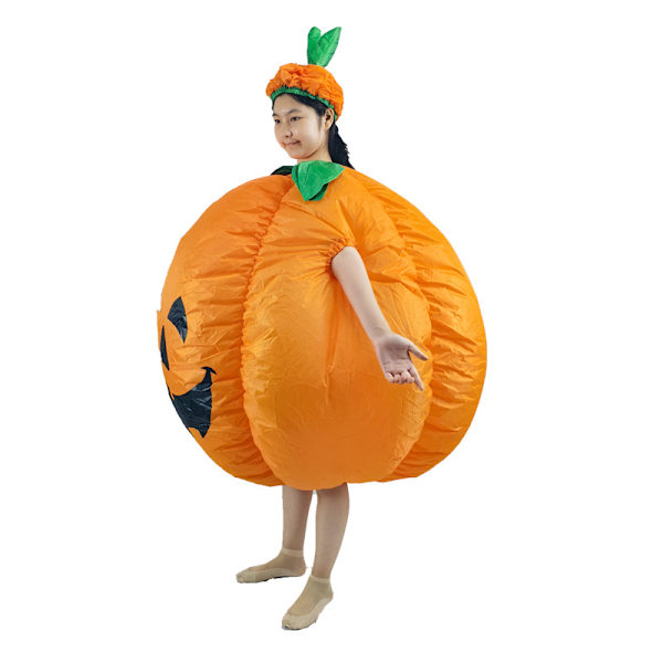 Roolipelivarusteet Halloween-piirretty nukke hauska vuosittainen juhla hauska klovni kurpitsa ilmapuku-FCL Adult pumpkin 150-190) cm One Size