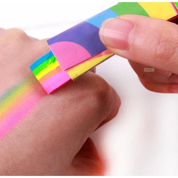 Rainbow Body Painted Stick