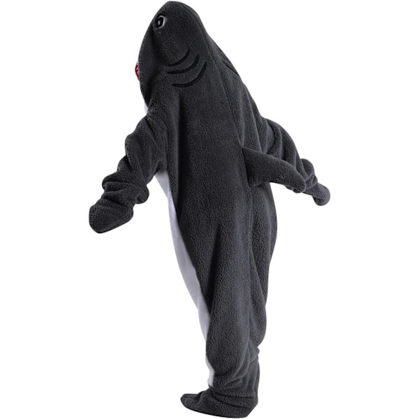 Barn unisex jumpsuits, 2023 kostyme dyreonesie nattkjole pyjamas hettegenser cosplay kigurum nattøy jul Halloween Shark3 120