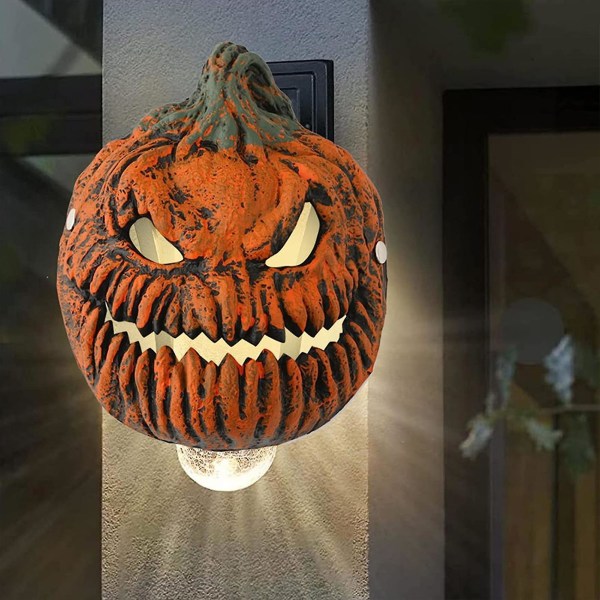 Pumpa form veranda Light Cover Skapa skrämmande Halloween Atmosphere Cover för Halloween festdekoration