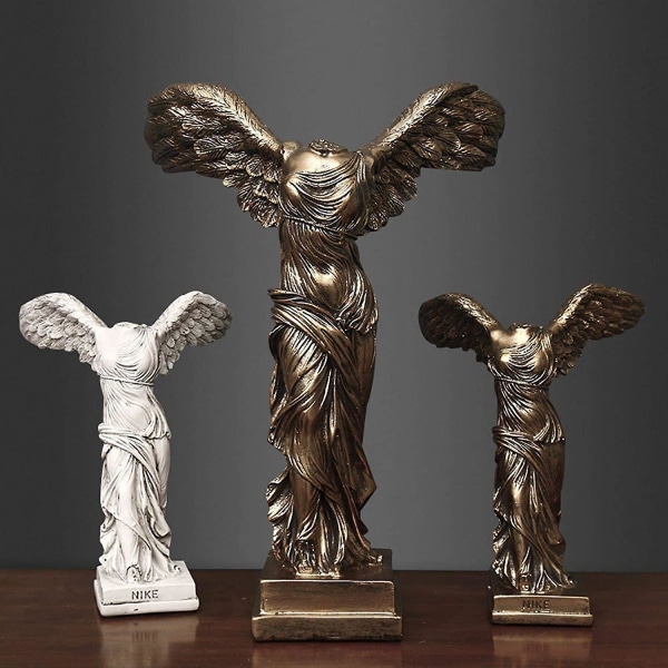 Skulpturer Harts Skulptur Hantverk Ornament Segergudinna Figur Figurer Abstrakt gudinna