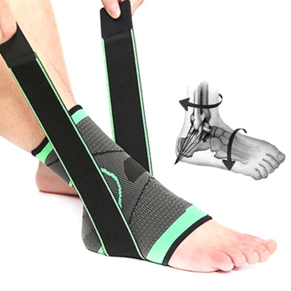 Sport Fitness Ankel Brace Compression 3D Support Fotbandage