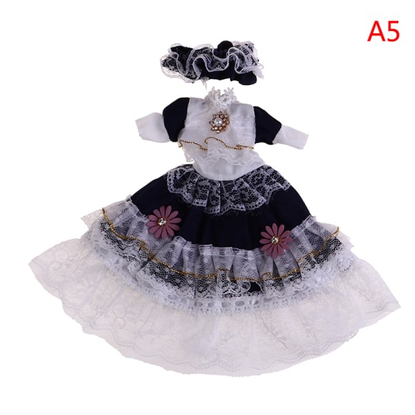 Mode 1/6 30 cm Dockor Kl?der Baby Doll Princess Dress Girls D A5