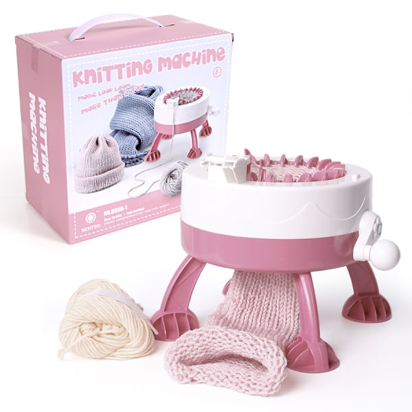 Amazon children's 22-needle fantasy star cylinder knitting machine educational weaving wool machine pretend play toy