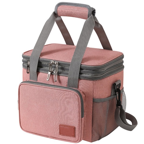 Lunchväska & Lunchbox för Kvinnor Herr Dubbeldäck - Läcksäker Isolerad Mjuk Stor Lunchkylväska för vuxna rosa pink