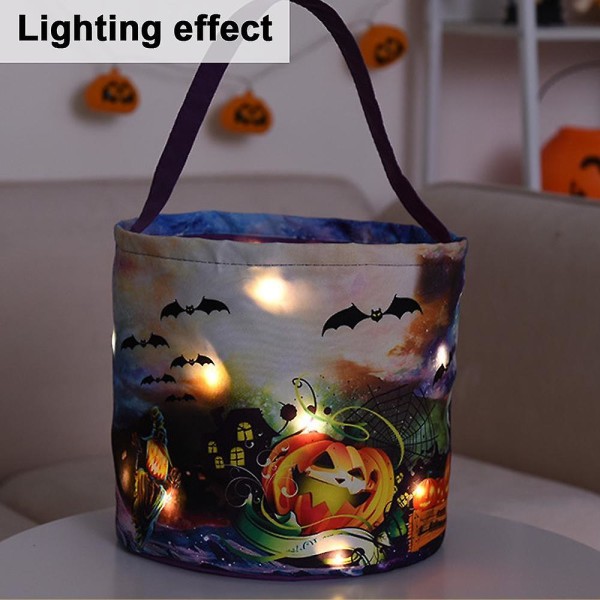 Halloween Trick or Treat Bags Halloween Candy Buckets Tote Bags