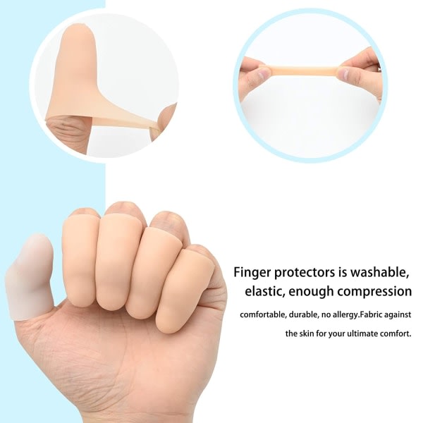 Gel fingerskydd fingersprickande fingerskydd