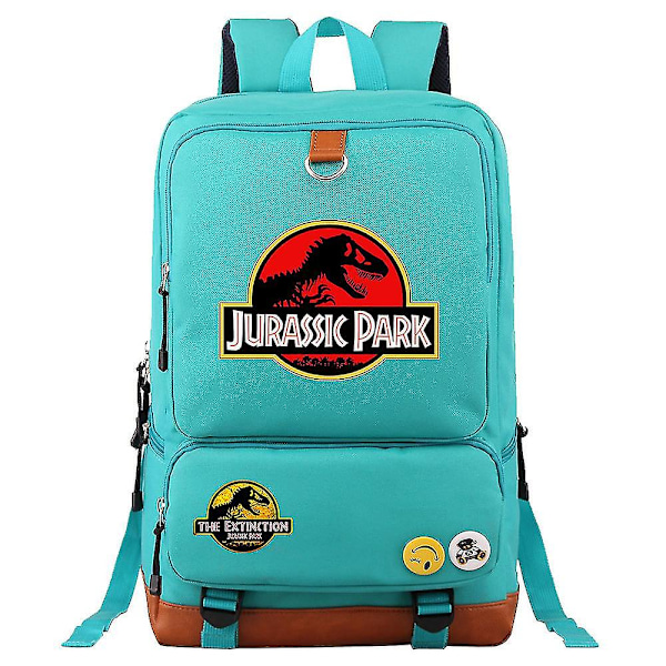 Jurassic World & Park -reppu: Kestävä kannettava tietokoneen matkalaukku - Reppu, Messenger, Koulureppu olkahihnoilla hahmoille ja koulutavaroille 7