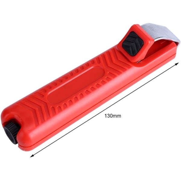 8-28 mm trådavdragare avisolering Mini Cutter Tång Crimp Tool för PVC-gummikabel Röd
