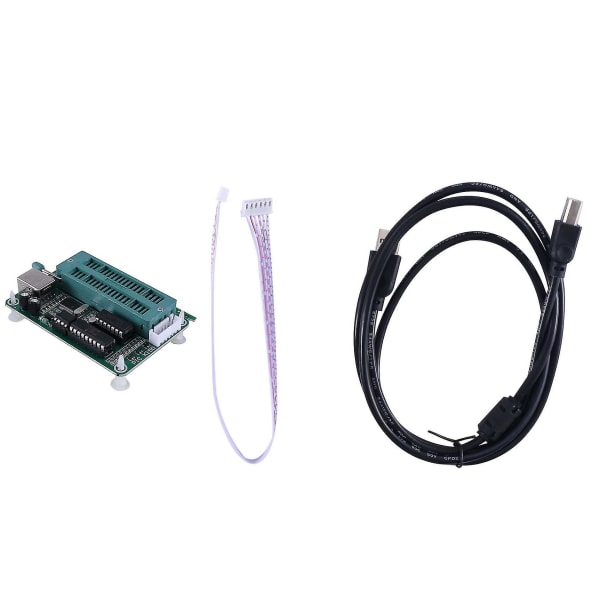 Pic K150 Icsp Programmerare USB Automatisk Programmering Utveckla mikrokontroller + USB Icsp-kabel