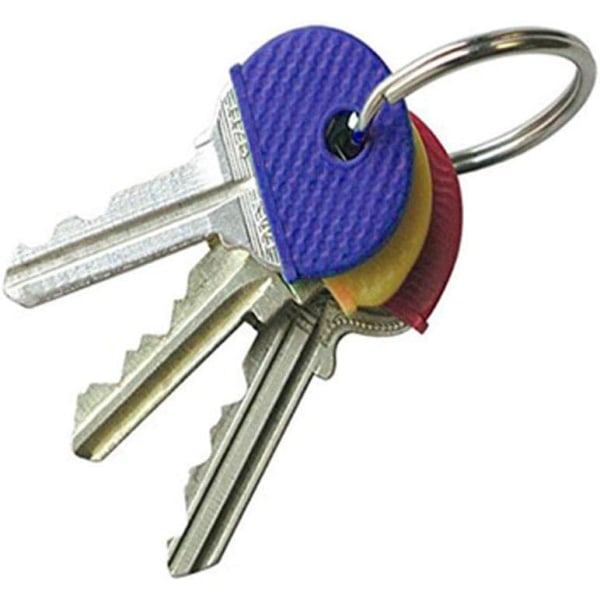 12 st PVC- cap Skydd i 4 olika f?rger Identifiera din nyckel