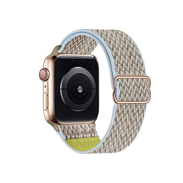 Stretchig rem kompatibel med Apple Watch band, kompatibel med i Watch Series 6/5/4/3/2/1 SE（10#，38/40mm）