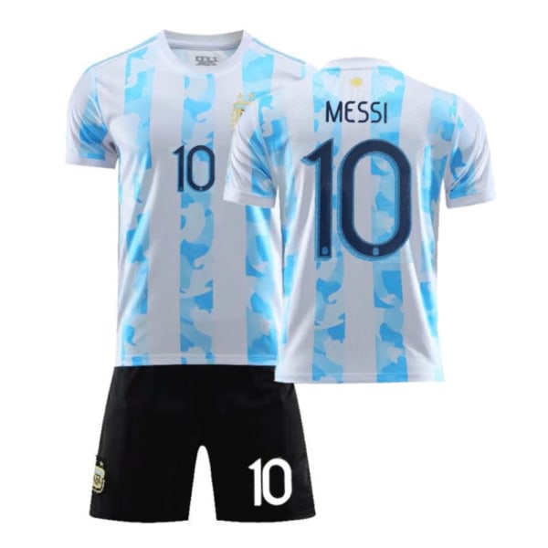 Argentina tr?ja nr 10 Messi hemma- och bortamatchtr?ja