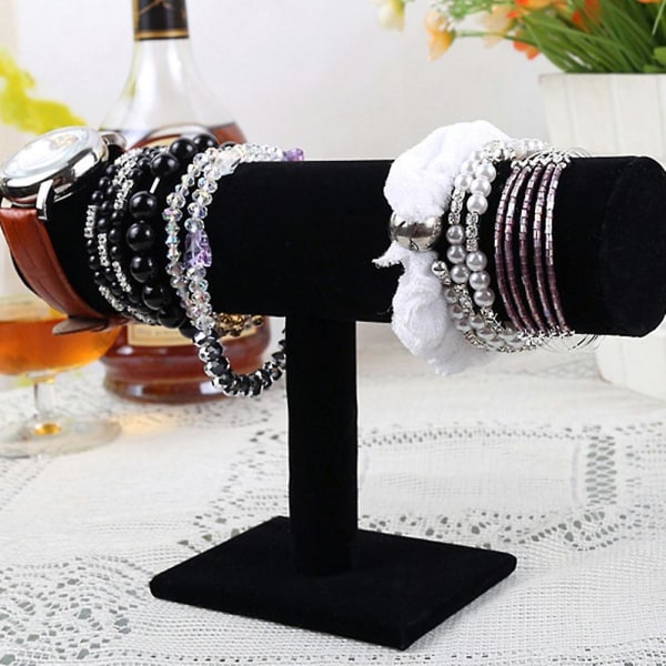 Fashion Velvet Armband Armband Halsband Smycken Display Stand Hållare Organizer