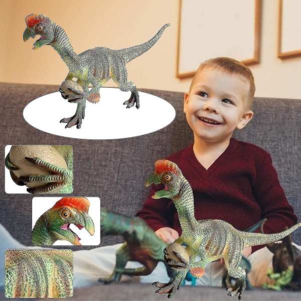 Pojkegåva dinosauriemodell Solid handmålad minnesfigur