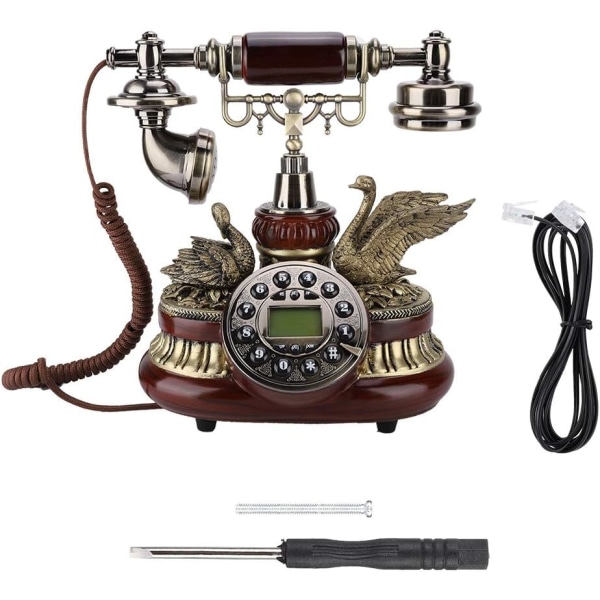 Vintage retrotelefon - FSK/DTMF-urtavla
