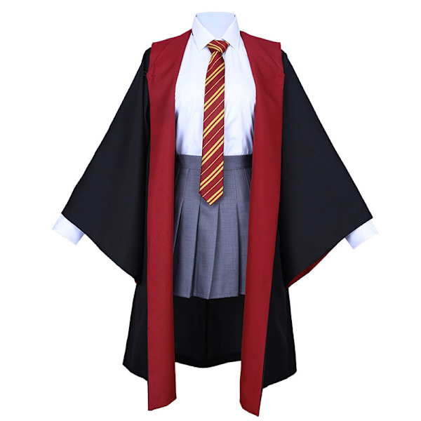 Harry Potter magisk kappe cosplay barnkappe kappe Potter kostyme Halloween klær trollmann kappe-FCL Gryffindor【Red Robe】 Adult XS【150-155】