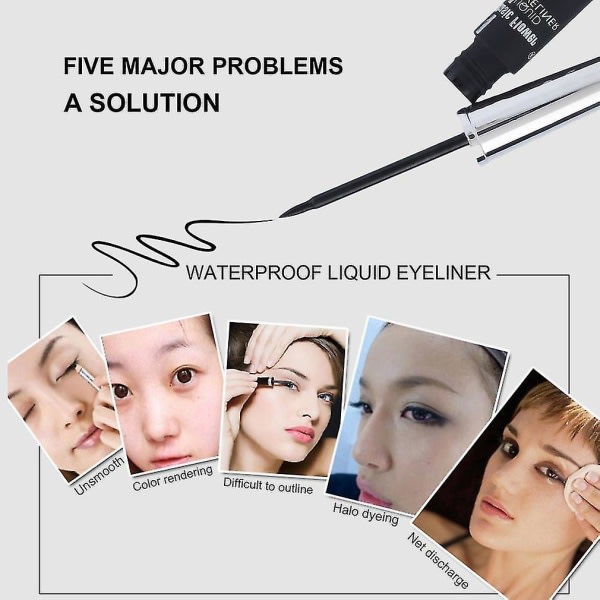 Beauty Color L?ngvarig vattenfast flytande eyeliner Makeup Kosmetisk verktyg