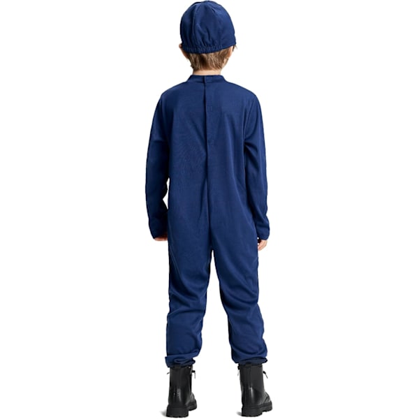 Politi kostume til børn, drenge og piger, karriere tema fest, flot kjole outfit til halloween hverdag 3 dele 4-6 Jahre