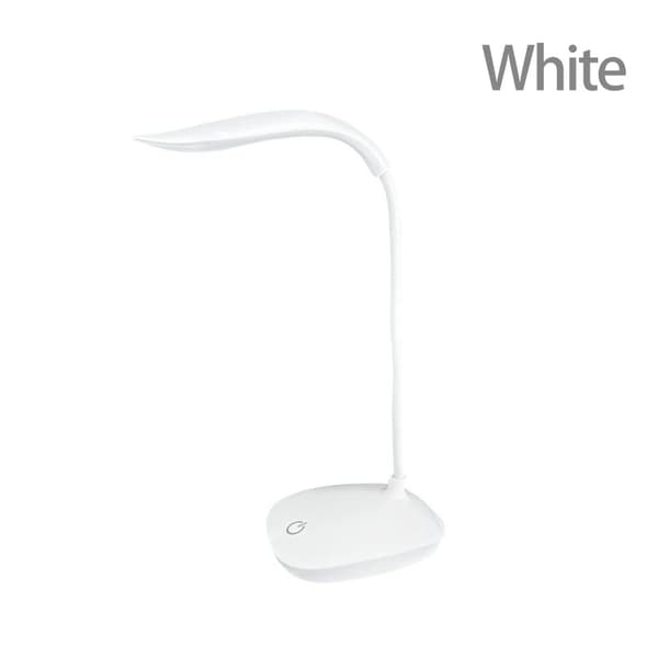 Bærbar LED-lesebordlampe, USB-lading, berøringsdimming, øyebeskyttelse
