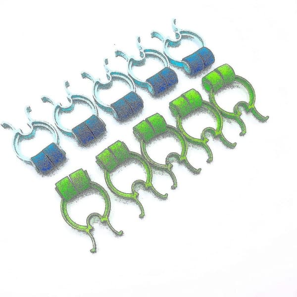 Näsblodsklämma Epistaxis Vård Näsblod Blockering Näsclips Behandling (6-pack)