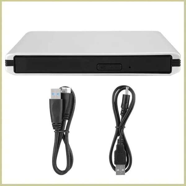Cocosity Extern USB 3.0 Blu-ray-brännare för bärbar dator, DVD CD BD-läsare, 3D och aluminium