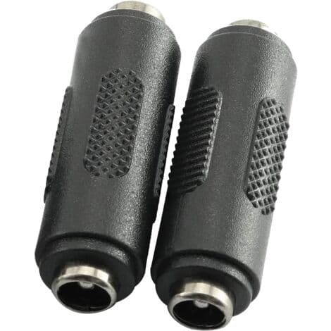 Kpl DC naaras-naaras-virtaliitin 5,5x2,1mm, naaras-naaras-liitinsovitin CCTV:lle