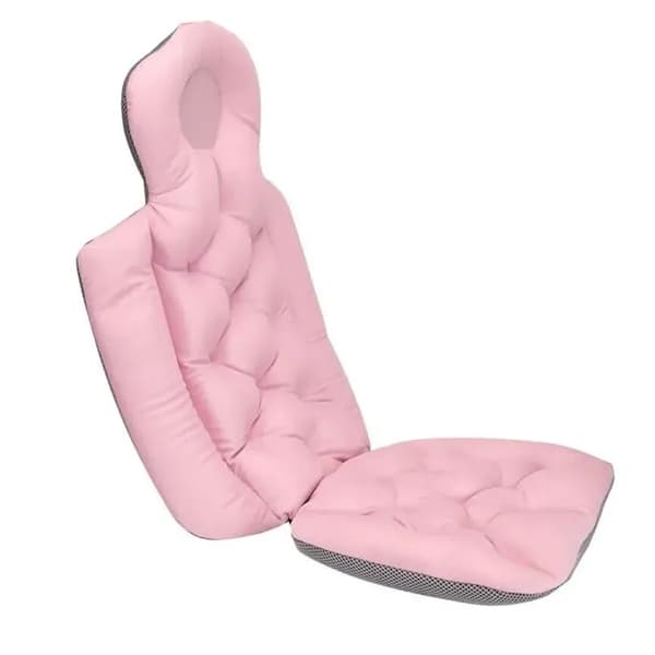 (Blå S) Multifunktionell ergonomisk badkudde, badkar, spa, badrum, axel, halkfri, helkropp, stöd