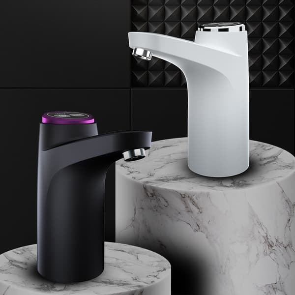 Automatisk Elektrisk Vattenpump Dispenser Touch Kontroll USB Laddning Dricksvattenbrytare - Vit