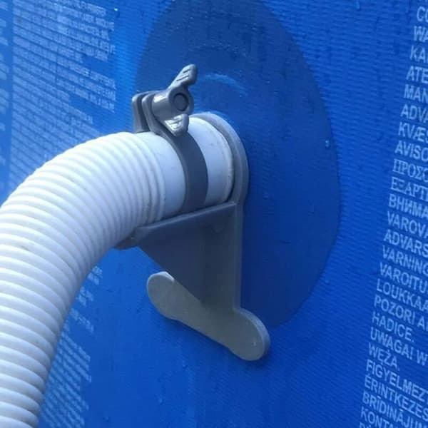Intex Poolslanghållare - Grå - 2-pack - Kraftig - Hållbar