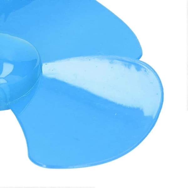 10 stk 60mm 4-bladet Propeller Plast Turning Båt Propeller Tilbehør med 2mm Hull Blå