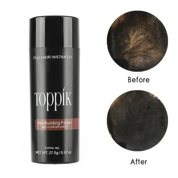 Vit - Toppik Hårstärkande Fiberpuderspray, Instant Salon, Hårvård, Pou