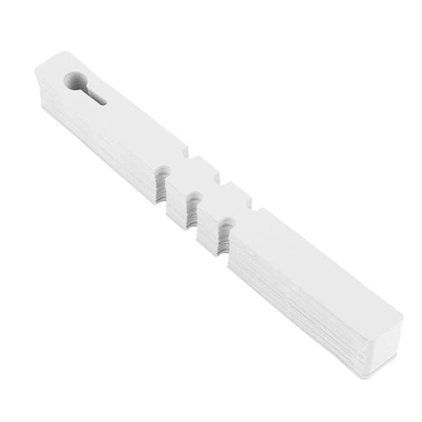 Planteskilte - ZEAICOS - Pakke med 100 - PVC - Hvid - Planteidentifikation
