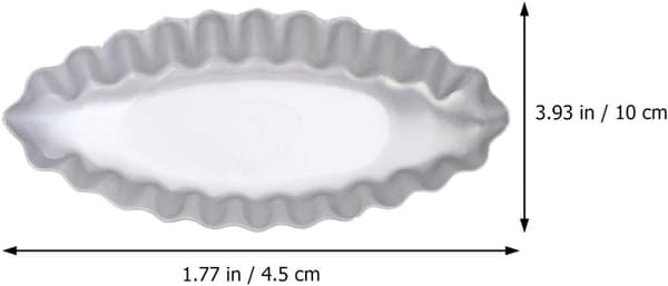 6-delt form, bådformede kageforme, aluminiumsmuffinforme