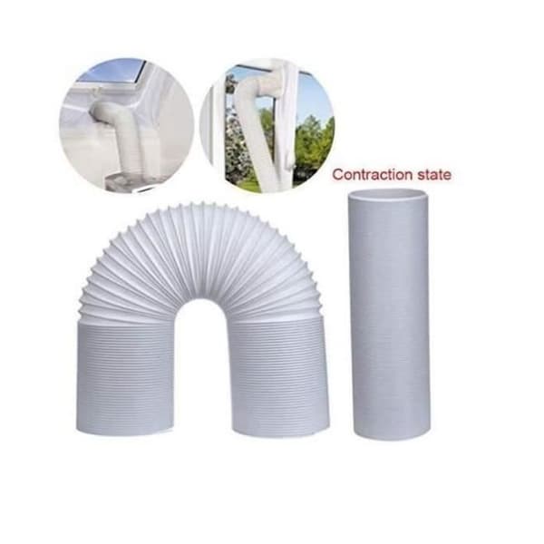 3M*15CM Flexibel Avluftsslang, Universell Ventilationsrör för Bärbar Luftkonditionering