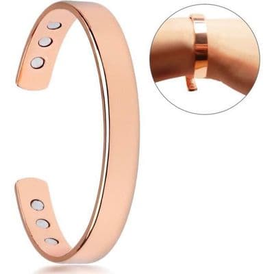 Armband - Koppar - Unisex - Magnetiskt - Justerbart - Smärtlindrande Koppararmband
