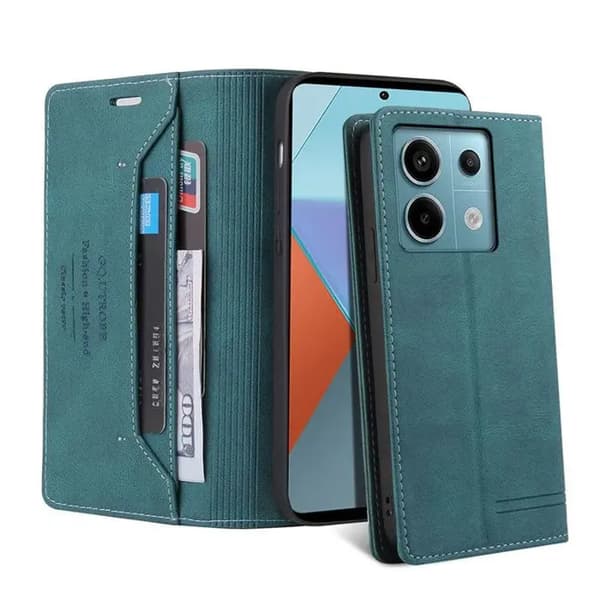 Mobilskal - Xiaomi - Redmi Note 13 Pro 5G - Konstläder - Magnetiskt
