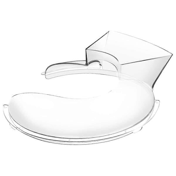 Hældeskjold til Kitchenaid 5,5 Quart, 6, 7, 8 Qt skål-løft standmixer tilbehør i rustfrit stål